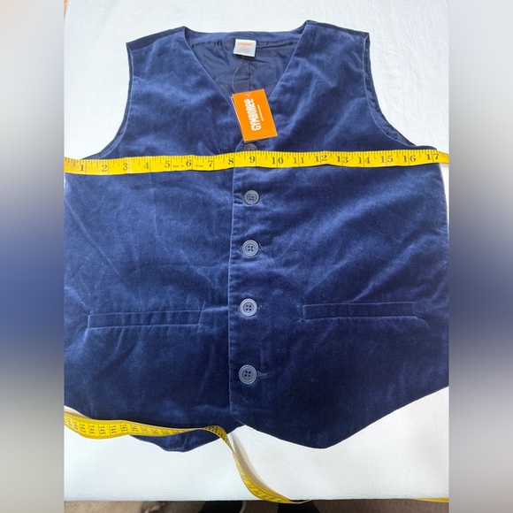 Gymboree Blue Milky Way Holiday Celebration Velvet Vest SKU0743 - Picture 5 of 5